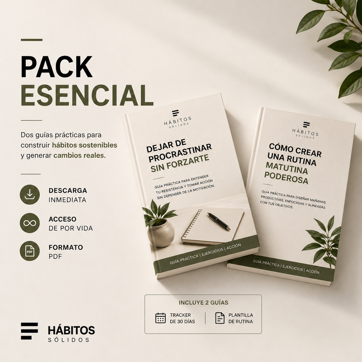 Pack Esencial: Procrastinación + Rutina Matutina